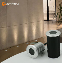 LED buried light outdoor waterproof buried light anti-glare corner light 24V square embedded step light 1W3W