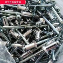 Decoration sunk head blind rivet 304 stainless steel nail flat head hinge steel pull rivet M3 2M4M5