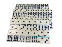 5210 Double Twelve melamine Ivory Domino Nail Packing 91 Dominoes