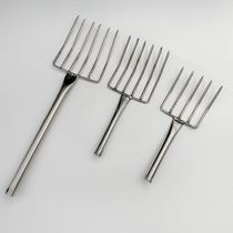 Rice fork commercial kitchen stainless steel fork dining hall food kitchen restaurant five claw snack bar bean sprouts fork large