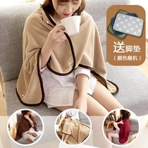 Single thick nap blanket flannel office lunch break shawl cover blanket air conditioning lazy knee pad small blanket