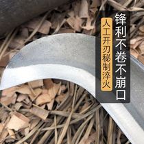 Machete knife special steel chop tree knife cleaves wood cutting material knife cut wood bending knife outdoor sickle hand forged and beaten agricultural firewood knife
