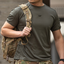 Governing Officer Coolmax Speed Dry Clothing Outdoor Tactical Short Sleeve Round Collar Quite Capable to train with breathable loose motion T-shirt