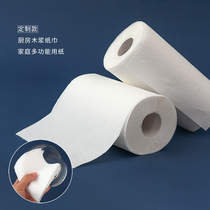 Two-roll custom home paper kitchen big roll wood pulp paper towel wet and dry