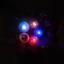 Outdoor camping tent wind rope light warning light LED flash signal frog light children trip