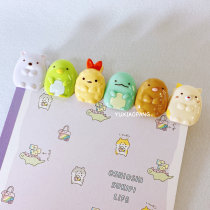 Corner creature limited Japanese limited edition cartoon Three-dimensional character shape small clip ticket holder