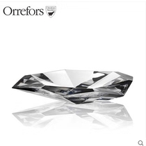 Orrefors Precious imported handmade crystal glass bowl home creative home decoration fruit plate saucer