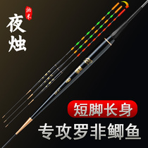 High sensitive Luo non electronic adrift hook discoloration light mouth fish rafting fine tail short foot long tail turning over fast crucian carp drift