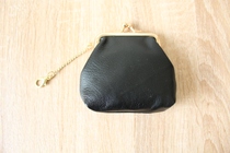New Genuine Leather Mouth Gold Zero Wallet Outlet Tail Single Sheep Leather Buckle Headphone Ornament Coin Containing bag special price clearance