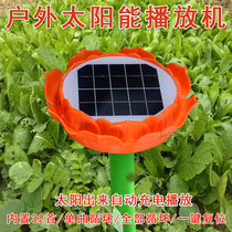 Upgraded outdoor rainproof and antifreeze solar player HD sound quality 24-hour cycle singer player