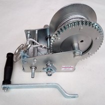 Hand-cranked winch wire rope self-locking manual household hoisting hand small hoist traction Crane