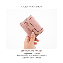 2021 new real pickup bag womens style organ card holder anti-degaussing mini-fit money multi-position popular small wallet