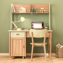 IELTS Luobei Ash childrens desk European light luxury writing right angle table desktop computer desk with bookshelf home