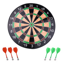 Dart board set plastic magnetic iron suction safety dart target 12 inch 15 inch 17 inch family