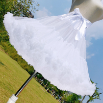 lolita skirt with soft yarn boneless marshmallow skirt violent Daily extension 50cm lolita cloud skirt