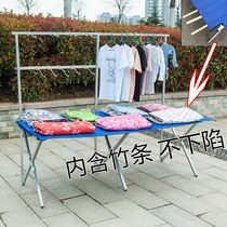Stand rack shelves multi-function night market display rack Bamboo cloth bamboo sheet anti-collapse thickened folding stand stand