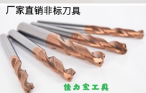 Customized overall high hardness tungsten steel cold drill bit deep hole drill alloy center water outlet twist drill spot drill