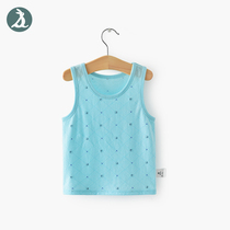 Sheng Zheka baby vest cotton girl baby sling underwear bottoming boy sleeveless sweatshirt