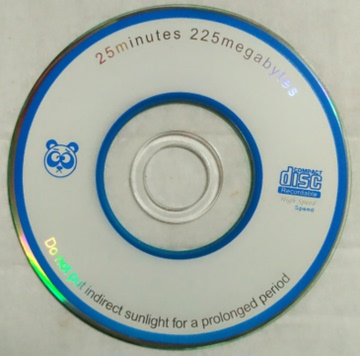 3寸小光盘熊猫cd-r空白光盘 100片装刻录盘aaa级 刻录光盘
