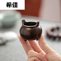 Zhen play Mini small creative line incense burner home indoor Aromatherapy Pure copper purple vertical sandalwood incense insert seat