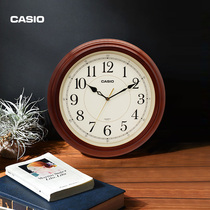 Casio (CASIO) hanging bell mute living room clock modern quartz clock fashion creative hanging table IQ-121S