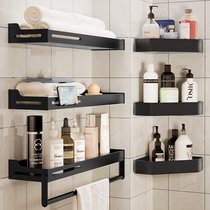 Bathroom shelf Toilet punch-free wall triangle wall-mounted Wash bathroom towel shower gel storage shelf