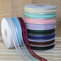 Full 1 5cm Korean version of wide-edge ribbon hollow Phnom Penh ribbon gift flower packaging wedding ribbon ribbon