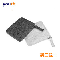 Zero Wallet Womans wool felt small 2020 new short Mini minimalist ultra-thin Zero money bag Carpack coin bag