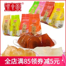 Beijing specialty Royal Food Garden jelly cool 1000g Xiantao Qiu Pear Shuang fruit pudding Independent packaging snacks snacks