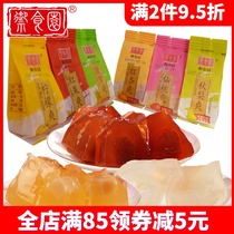 Beijing specialty Royal Food Garden Jelly Shuang 500g Qiu pear Shuang mango meat pudding Japanese paper packaging snacks Snacks