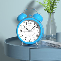 Alarm clock students with creative personality lazy mute bedside luminous small alarm bell childrens clock simple Nordic style