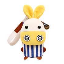 Key Pack Womens Korean cute fabric Versatile Large Capacity Mini Lock Spoon Containing a Key Pack Zero Wallet