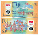 [spot] Fijian $50 polymer plastic commemorative note in 2020