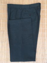 Pine branch green winter pants with fart pocket thickened Serge loose pants Lu Dong belt fart pocket
