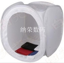 Studio 60 * 60CM soft light shed small mini bright shed soft box still life Box 4 color background cloth carrying case