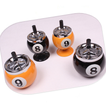 Fashion personality ashtray Large with a lid creative smoke cup windproof bar KTV billiards living room Internet cafe ashtray