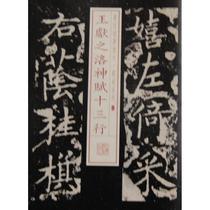 书法经典放大 铭刻系列---王献之洛神赋十三行