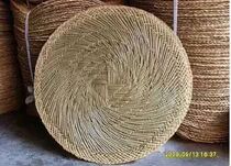 Anqing 48cm hand-woven encrypted boutique bamboo woven steamer mat Bamboo steamer round straw mat steamer mat grass mat