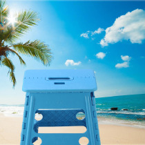 22 5CM blue New with lock folding stool thick plastic folding stool portable childrens stool train small
