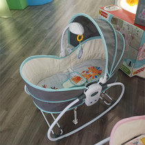 Baby rocking chair Newborn rocking bed Baby electric cradle coax baby artifact Sleeping with baby Soothing chair lying flat