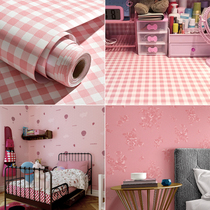 Self-adhesive wallpaper waterproof and moisture-proof girl bedroom wall sticker stickers college dormitory bedroom wall self-sticking wallpaper