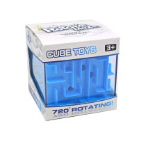 Real color 3D three-dimensional maze Rubiks cube six sides 7 5cm walking through the pass through the mental maze ball childrens educational toys