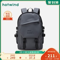 Hot Air Spring 2022 New Men's Bag Coating Large Capacity Trend Backpack Leisure Travel Bag Men