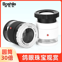 Magnifier identification special high definition high-definition wingplay pigeon eye jewelry macro gem Moutai photo cloth 100