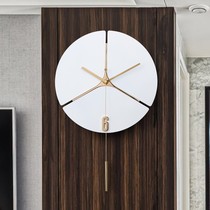 Modern light luxury simple wall clock living room Fashion Home wall atmospheric quartz clock Nordic minimalist art clock