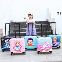 Childrens luggage 20 inch 3D cartoon trendy boys and girls trolley box baby cute travel boarding box student gift