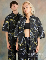UK 11 13 2021 trend-oriented women's new lapel print comfortable Joker shirt