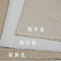 Natural Raw Hemp Cloth Background Cloth Retro Numb Photo Photo Cloth Model Straight Podcast Personality Gourmet Cloth Background