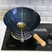 Hotel special iron pot Old-fashioned household wok Gas gas stove suitable for cooking pot Non-stick pan Ultra-light and lightweight