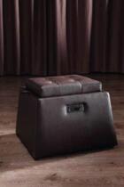 The real home live broadcast room to the store exclusive leather storage stool needs to be picked up at the store.